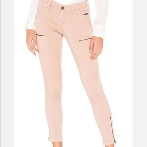 COPY - Joie HIGH RISE PARK SKINNY PANTS pink sky color